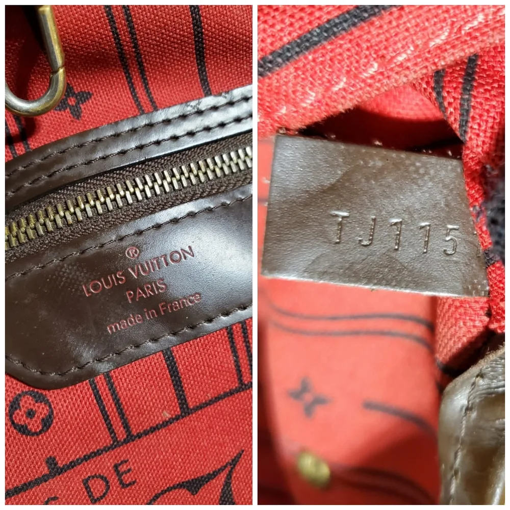 LOUIS VUITTON Damier Ebene Neverfull GM - Picture 3 of 13